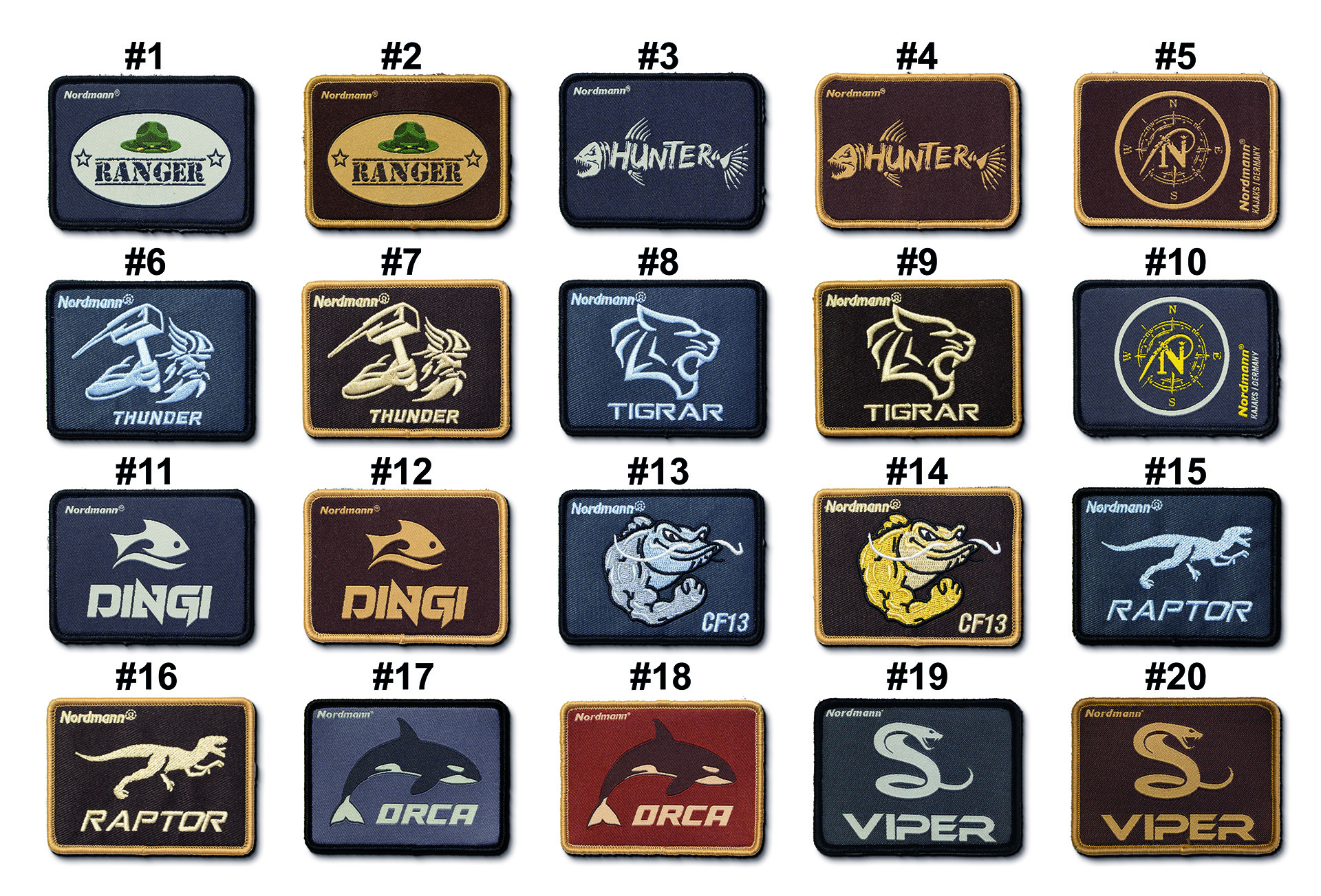 Nordmann® Patch Kajak-Logos