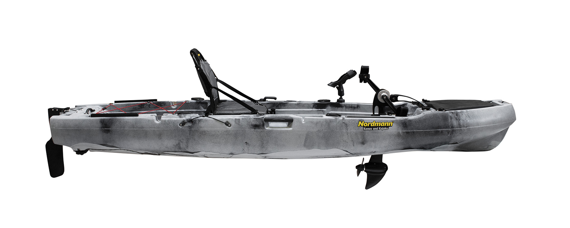 Nordmann® Hunter 10.5 Angelkajak Sit on Top inkl. Zahnstangen-Pedalantrieb