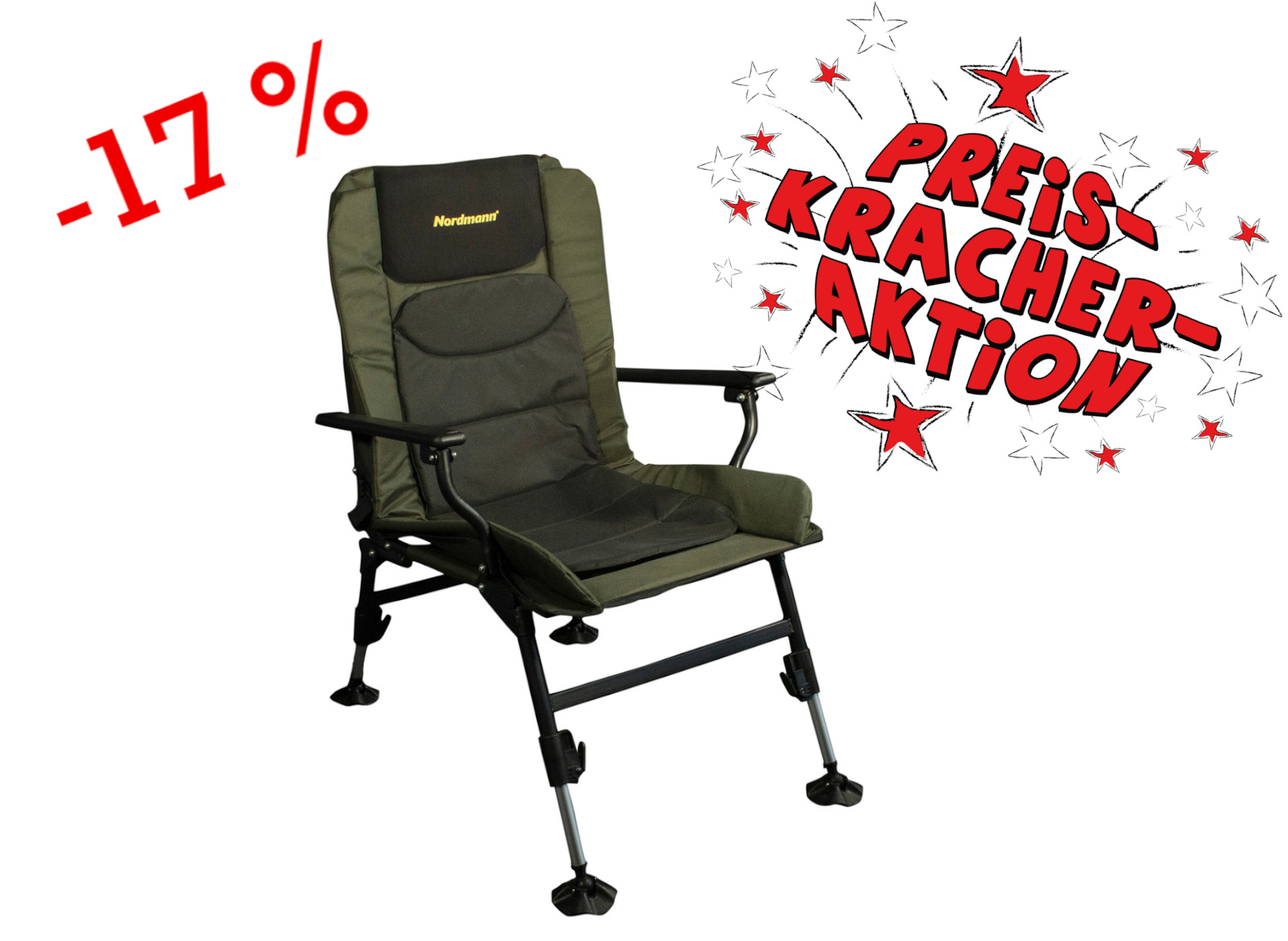 Nordmann® Karpfenstuhl KS3 mit integrierter Belüftung