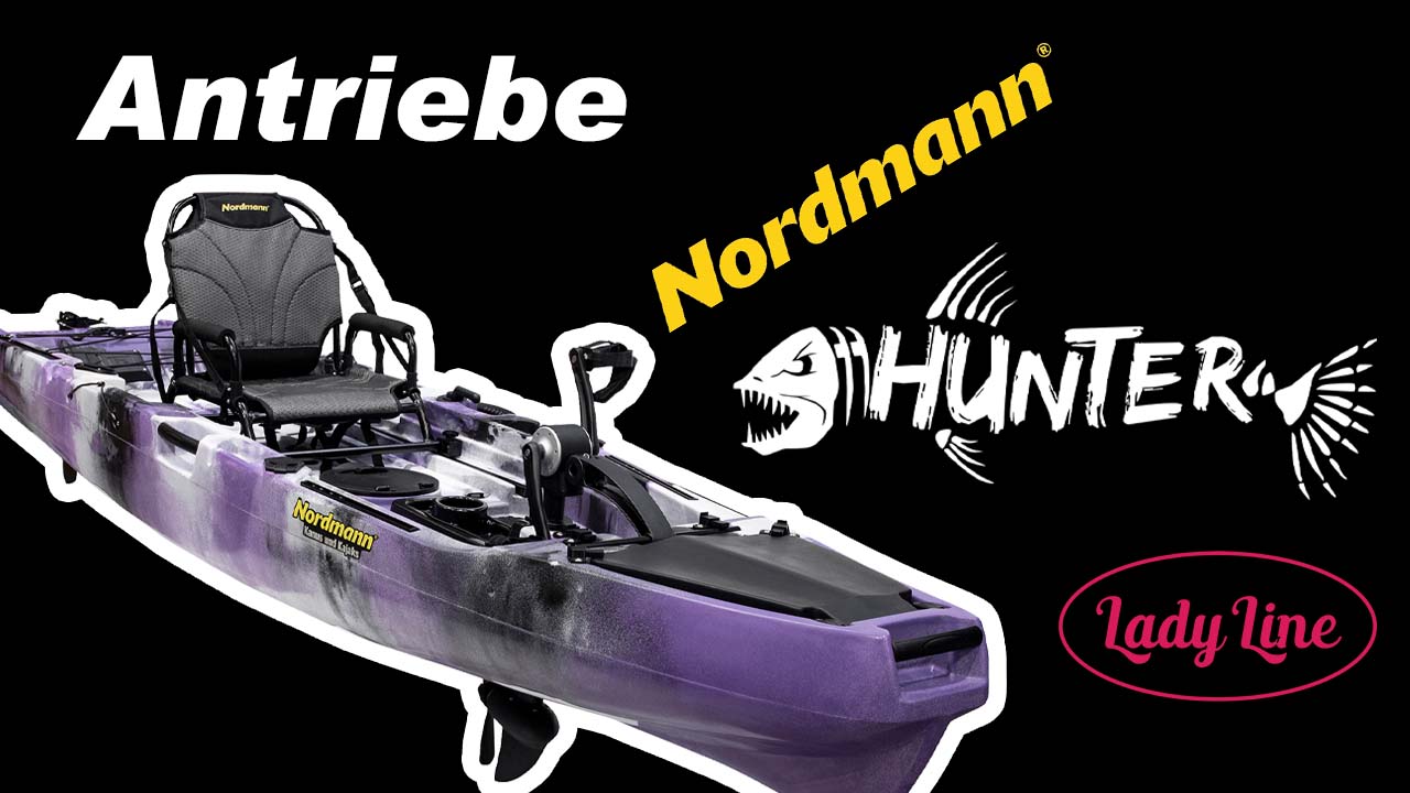 Antriebe und Zubehör für das Nordmann® Hunter Lady Line Angelkajak