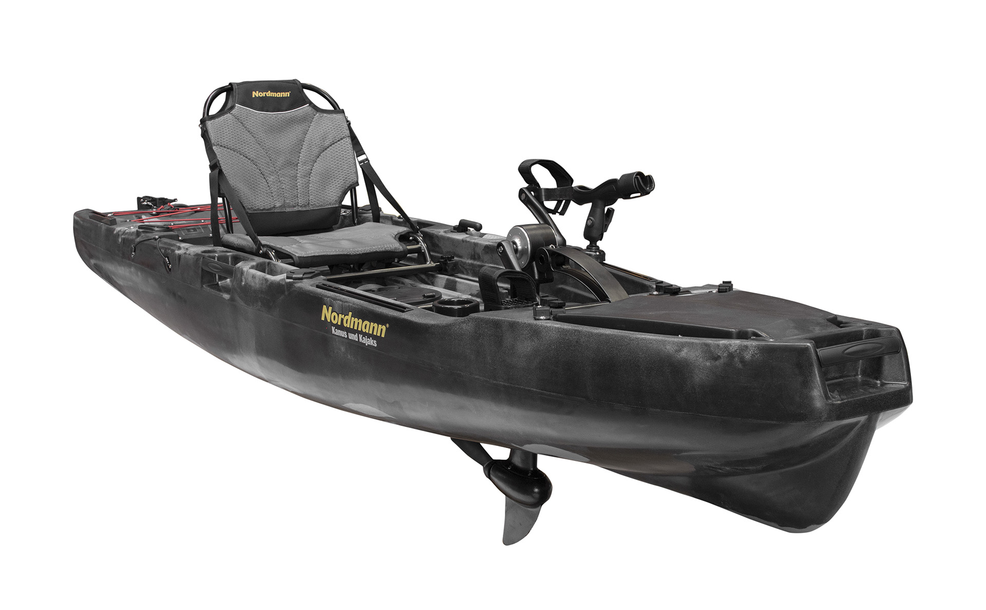 Nordmann® Hunter 10.5 Angelkajak Sit on Top inkl. Zahnstangen-Pedalantrieb