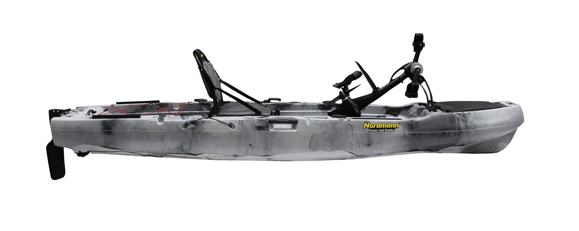 Nordmann® Hunter 10.5 Angelkajak Sit on Top inkl. Zahnstangen-Pedalantrieb