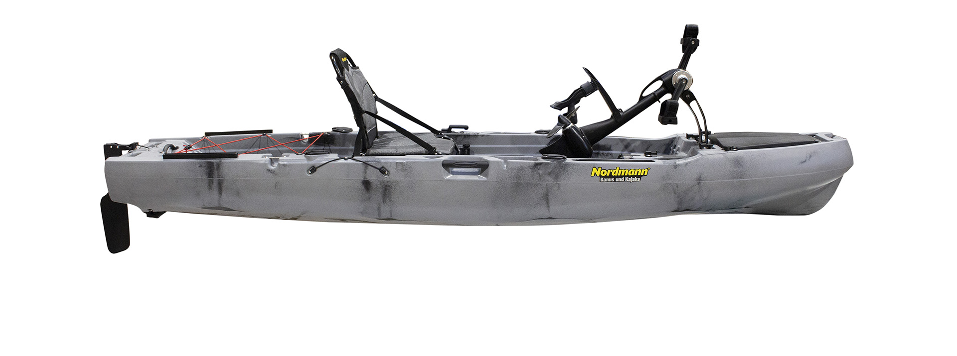 Nordmann® Hunter 10.5 Angelkajak Sit on Top inkl. Zahnstangen-Pedalantrieb