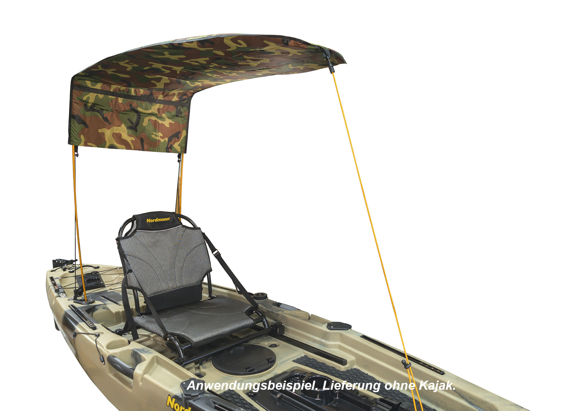 Nordmann® Sonnensegel für Angelkajak | Kajak Bimini Top