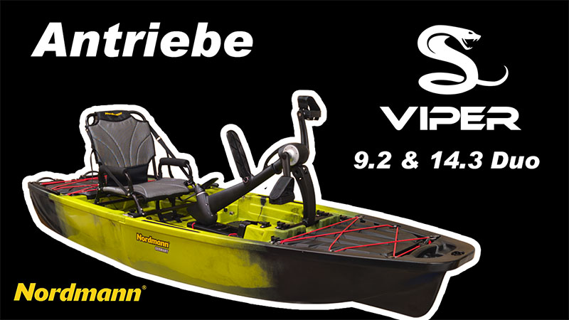 Antriebe und Zubehör für das Nordmann® Viper 9.2 und 14.3 Duo Angelkajak