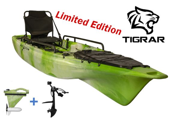 Nordmann® Tigrar Angelkajak Sit on Top | Limited Edition Camo-Green