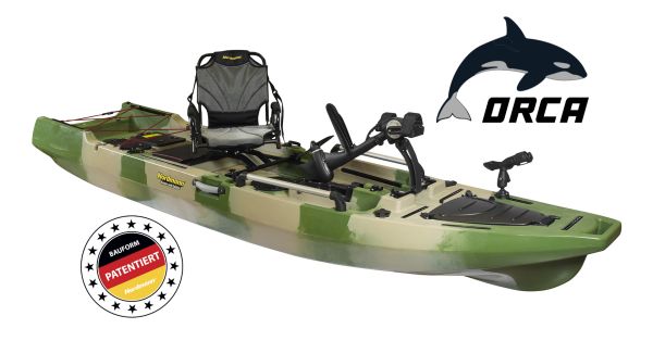 Nordmann® Orca 12.5 Angelkajak Sit on Top inkl. Zahnstangen-Pedalantrieb | Leicht gebraucht #25