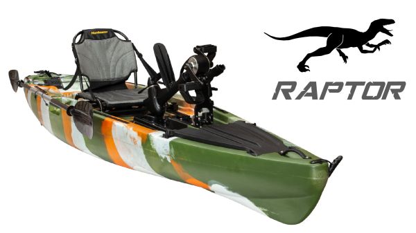 Nordmann® Raptor 11.8 Angelkajak Sit on Top inkl. Zahnstangen-Pedalantrieb | Restposten #23