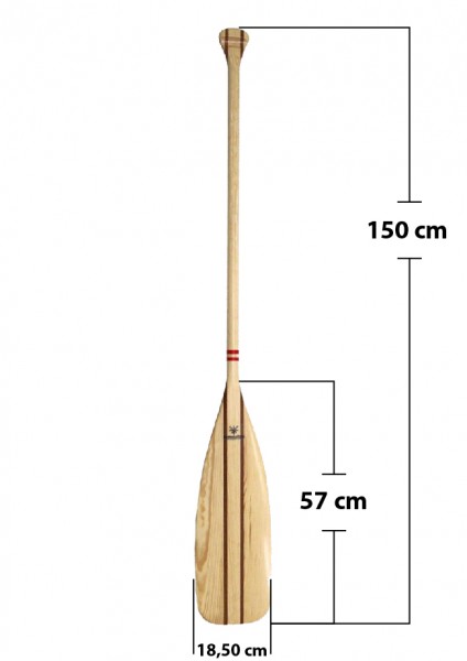 Stechpaddel Kiefernholz 1,80m - Handgemacht In EU Mit Wasserfestem Lack