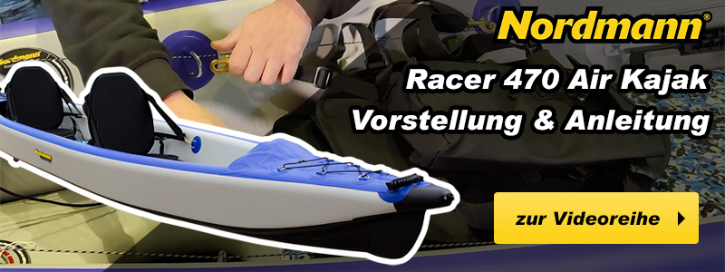Nordmann® Air Kajak Racer 470 Bedienungsanleitungen und Videos
